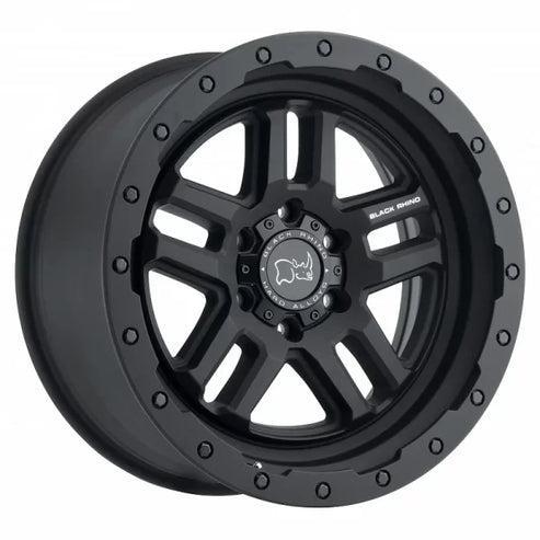[LLCTBRCHN017045] 17X9.5 6X139.7/12 BLACK RHINO BARSTOW MATTE BLACK