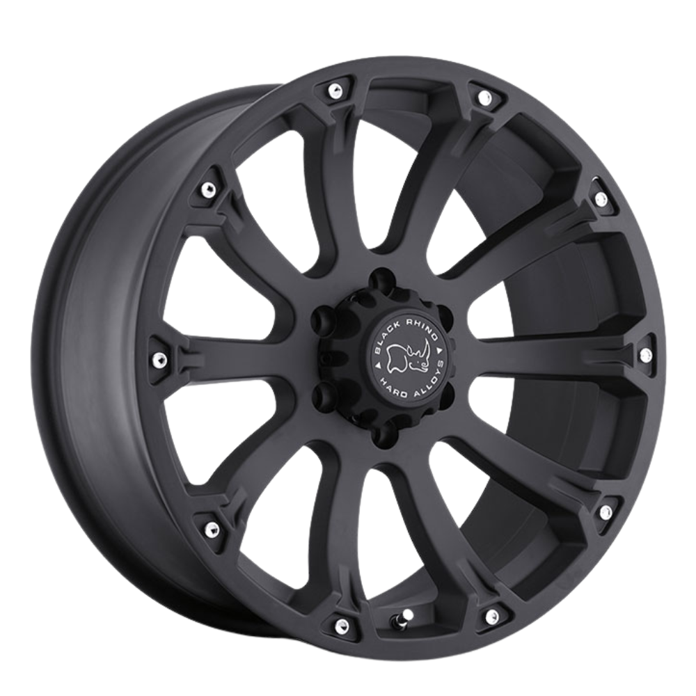 [LLCTBRCHN020012] 20X9.0 6X135/12 BLACK RHINO SIDEWINDER MATTE BLACK